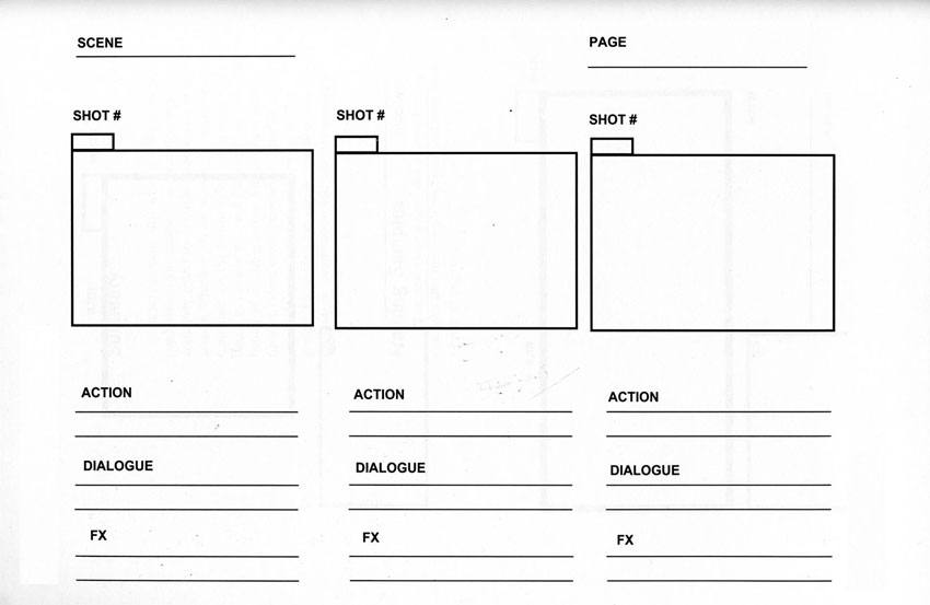 Ejemplo de guion gráfico para la creación de videos