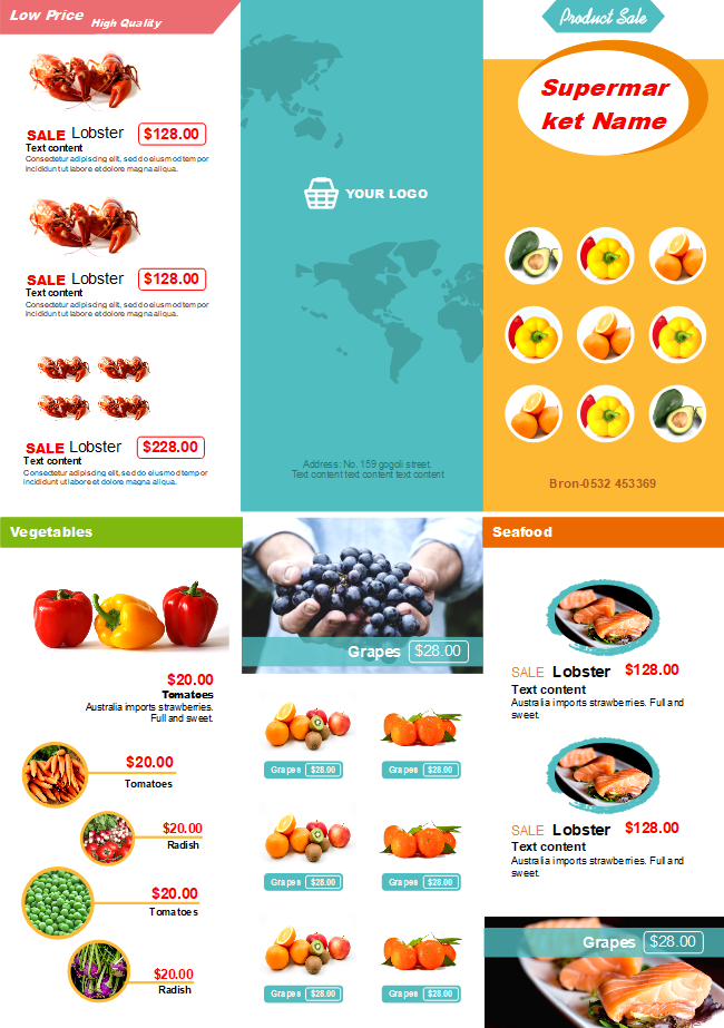 Supermarket Sales Brochure