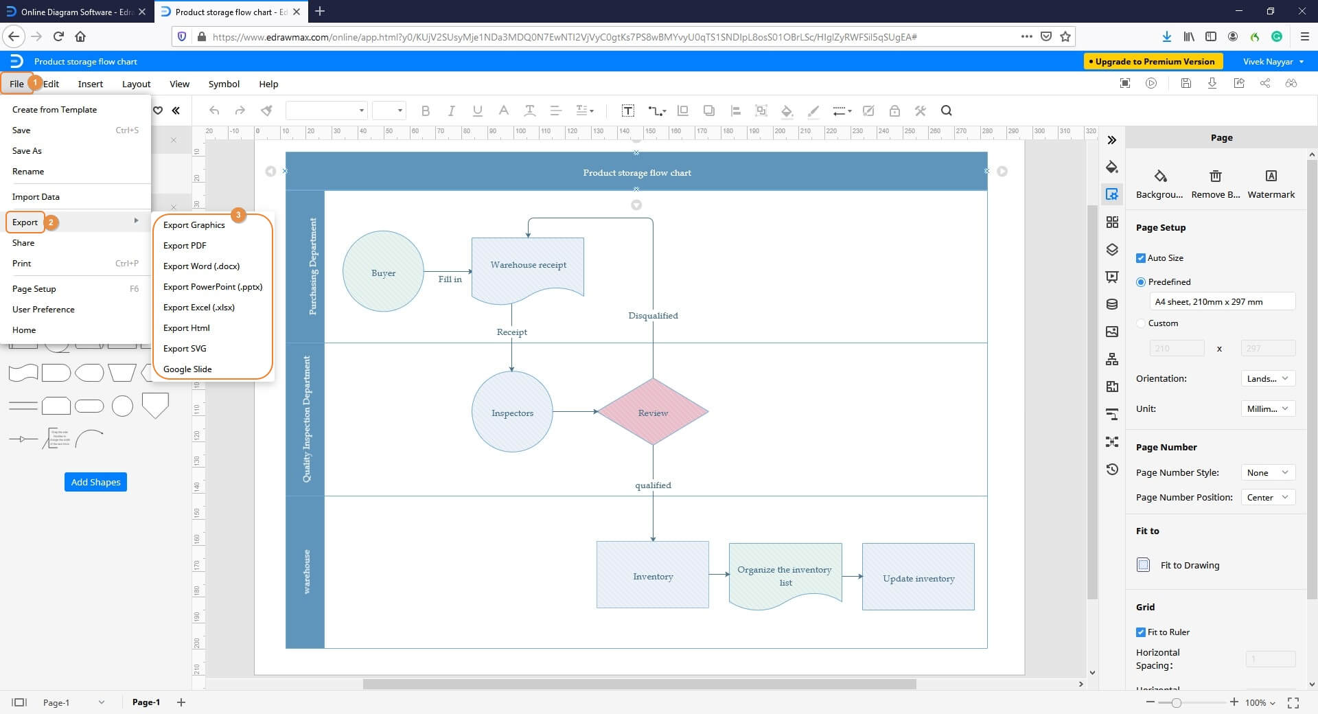 Export the Diagram