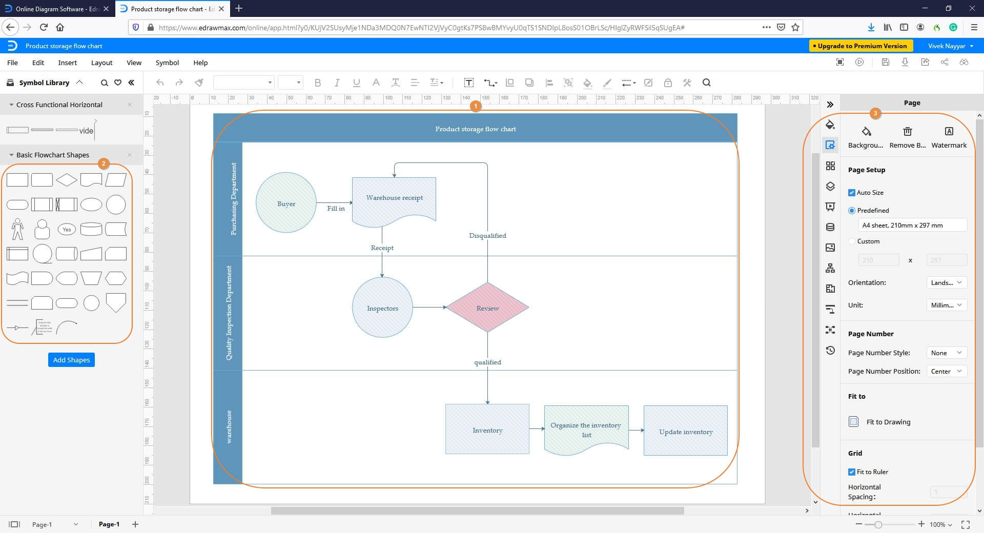 make swimlane diagram