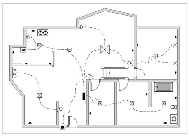 Qué es el diagrama de cableado de casa