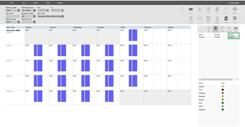 horaire de travail