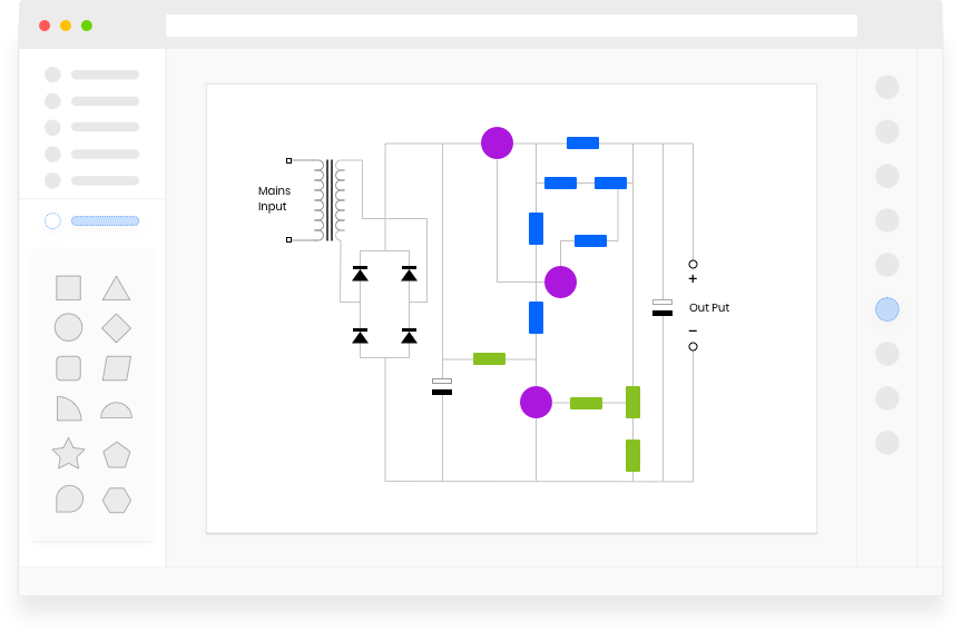Circuit Diagram Maker - Online and Free - Edraw Max