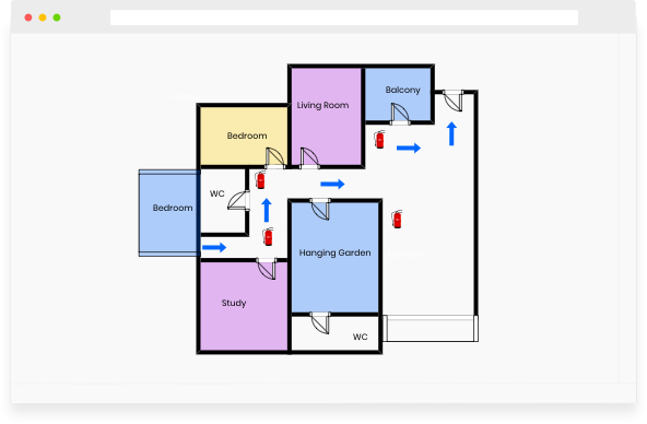 Free Fire Escape Plan Maker Edrawmax Online