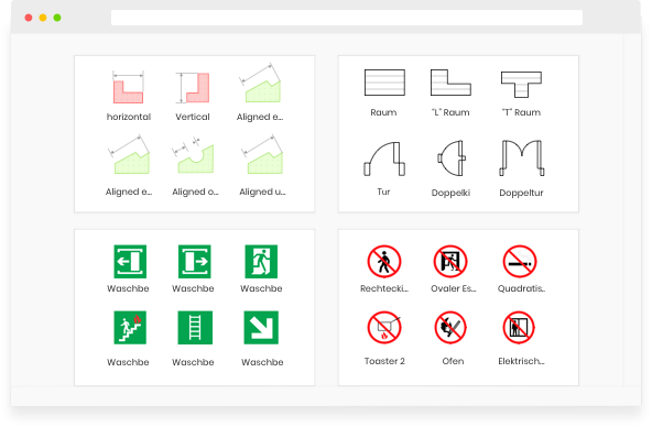 Fire Escape Plan Symbols