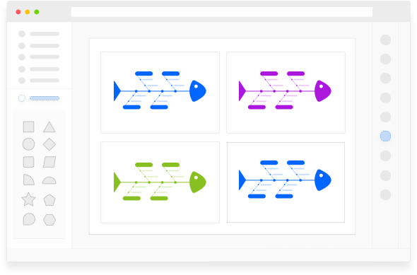 Fishbone Diagram Templates and Shapes