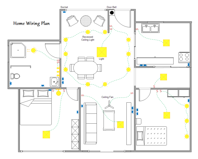 Floor Plan Wiring System floor-plan-wiring-system