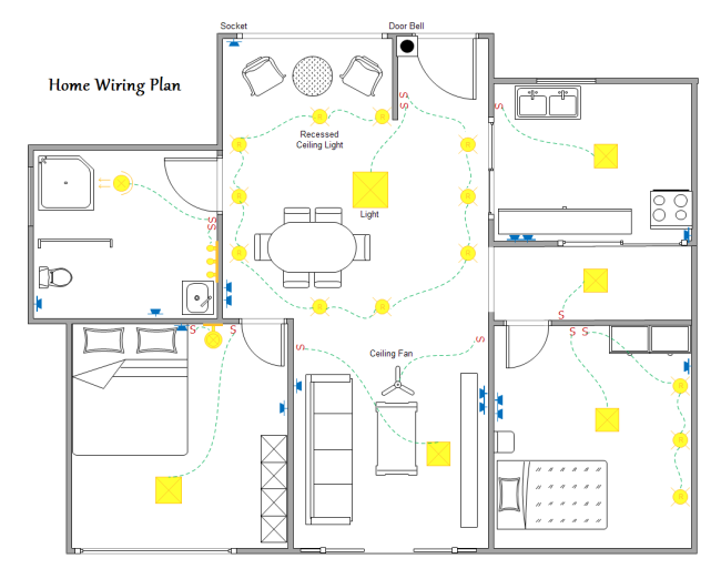 Free House Wiring Diagram Software | EdrawMax Online