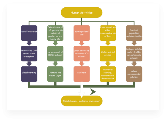 Graphic Organizer Environment Influence