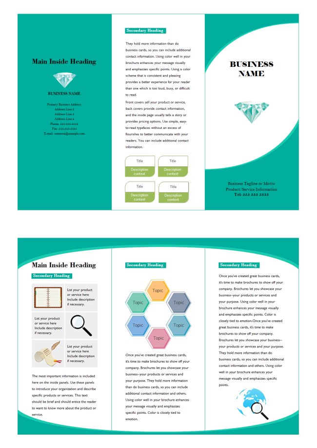 marketing brochure