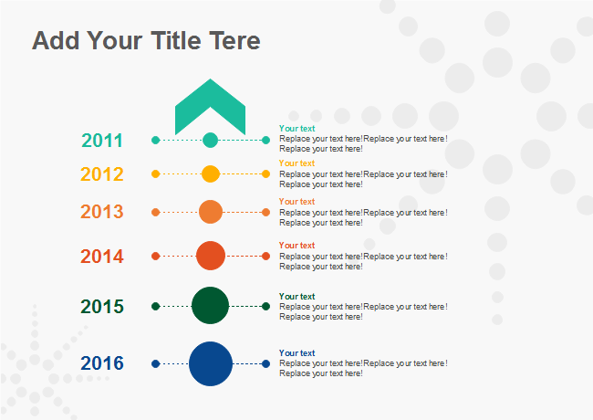 history timeline template vertical