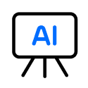 icon of link to page of ai ppt