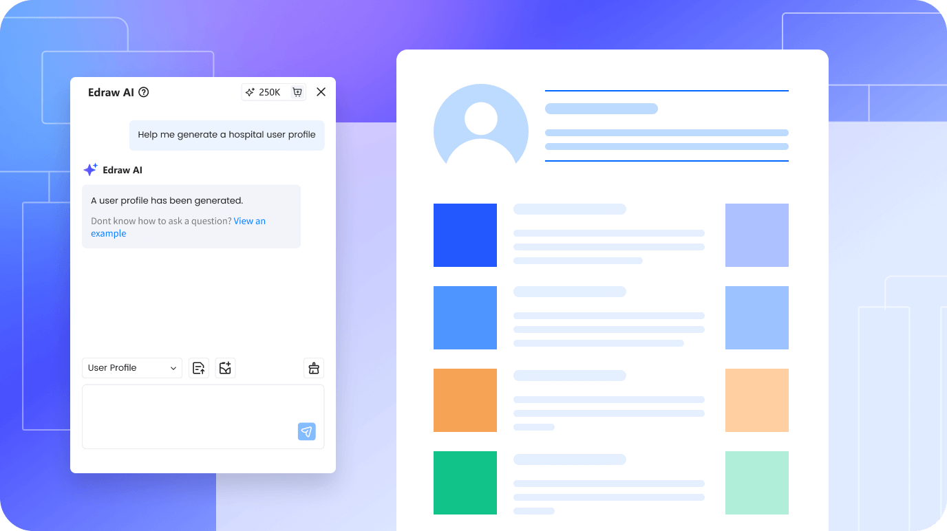 Free AI User Profile Maker - EdrawMax AI