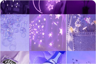 purple moodboard