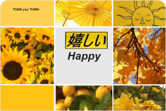 yellow moodboard