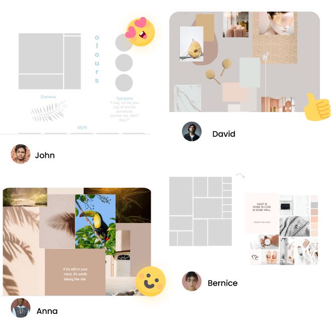 mood board template tumblr