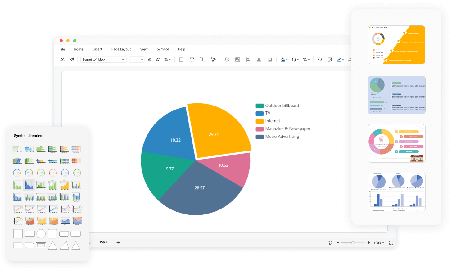 Pie chart store online