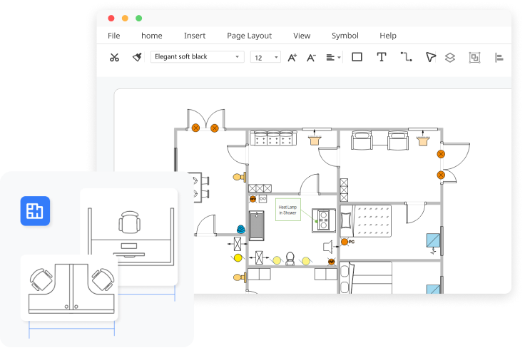 EdrawMax Online Vector-Enabled Scale Tool