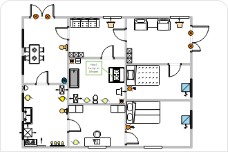 reflective ceiling plan