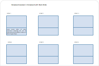 storyboard template