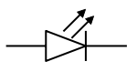电气和电子符号-发光二极管