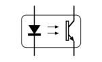 Elektrische und elektronische Symbole - Optokoppler
