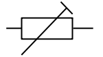 Electrical and Electronics Symbol - Trimmer Resistor