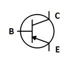 Elektrische und elektronische Symbole - NPN-Bipolartransistor