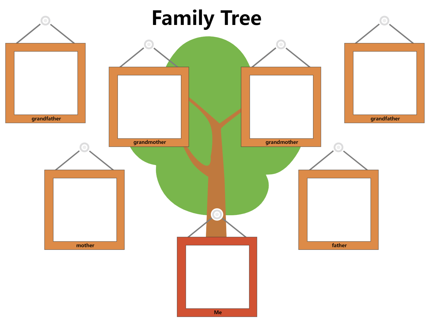 Blank Family Tree Clipart