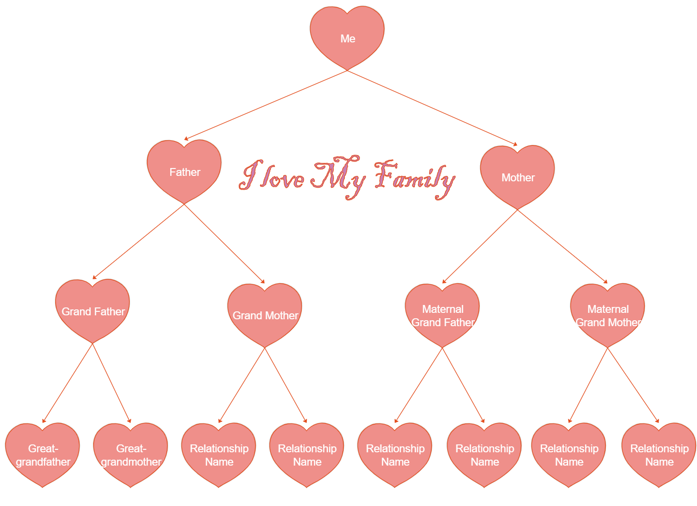 family tree with people clipart