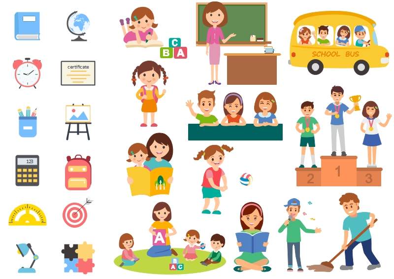 presentation school clipart