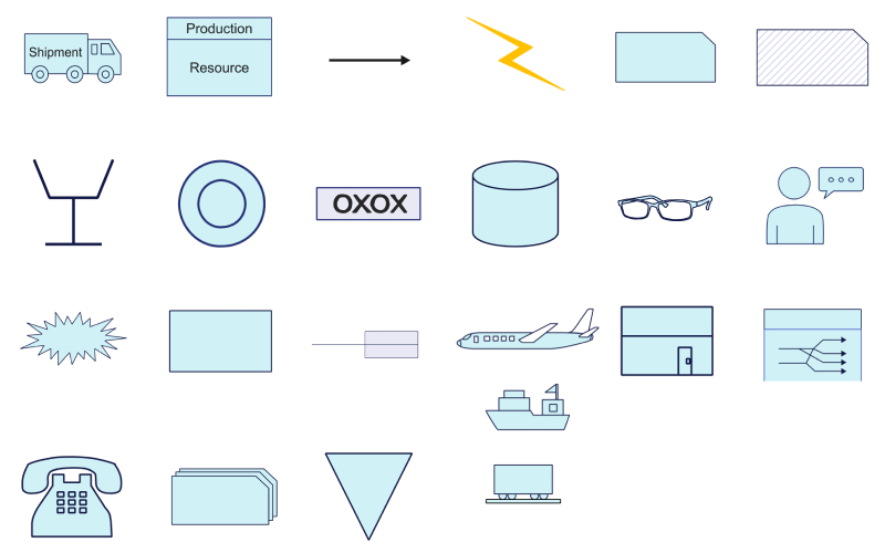 A Complete List Of Value Stream Mapping Symbols EdrawMax Online